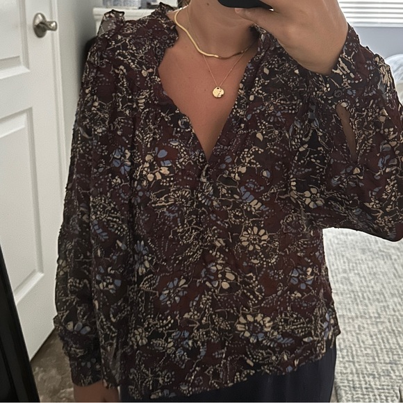 ba&sh patterned blouse - Picture 9 of 11